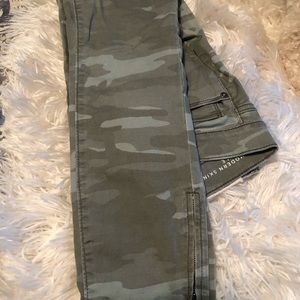 Camo skinny pants from the Loft